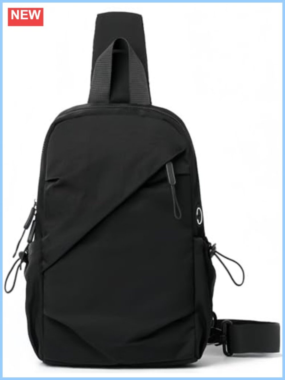 5L Crossbody Sling Bag Travel Fit 10 Inch Tablet Polyester Lightweight